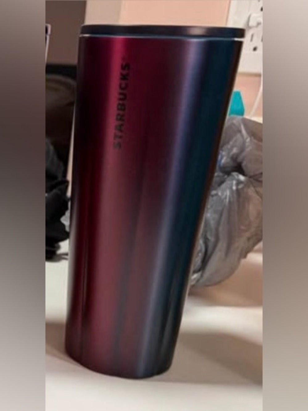 Starbucks Ombre Tumbler - Burgundy to Navy Blue